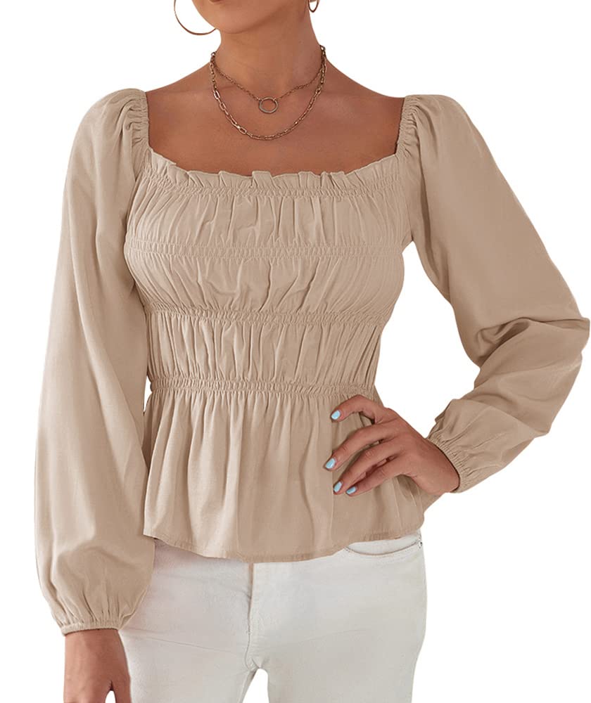 ローレン louren volume frill over blouse New Ruffled Lantern Sleeve Polka-dot Chiffon Blouse Women's